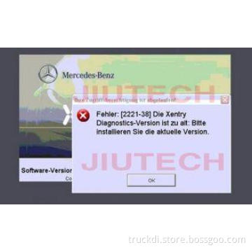 Xentry Error 2221-38 Fixed  Mercedes Star Diagnosis Tool